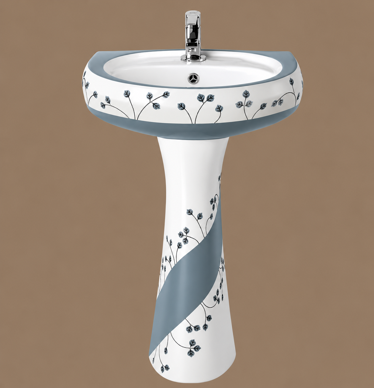 Sonet RP-1075, washbasin with pedestal